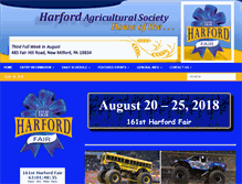 Tablet Screenshot of harfordfair.com